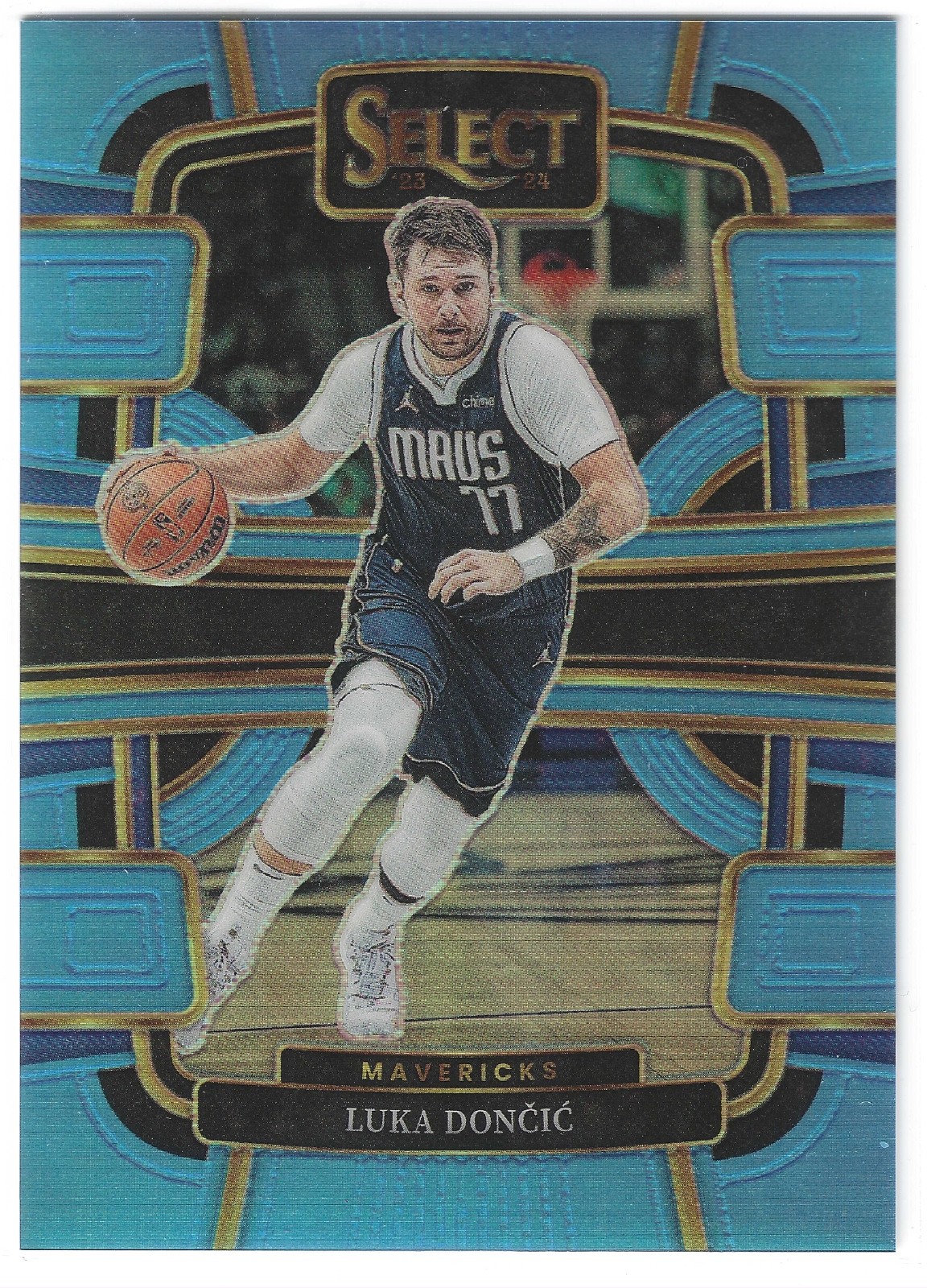 2023-24 Panini Select Luka Doncic #51 Concourse Level Light Blue Prizm /299 SP