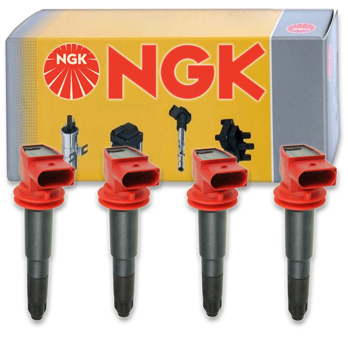 4 pc NGK 49028 U5307 Ignition Coils for ZSE042 UF660 UF-660 IC763 E1160 sh