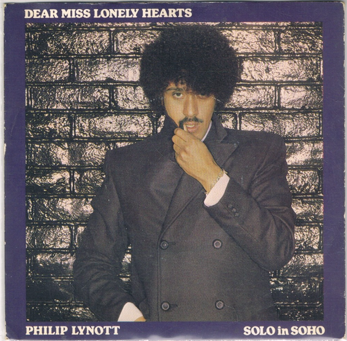 7" - Philip LYNOTT (THIN LIZZY) - DEAR MISS LONELY HEARTS - UK PS