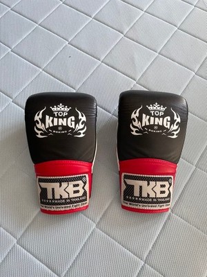 TOP KING Boxing Gloves Leather Thailand Made Training Sparring Gear