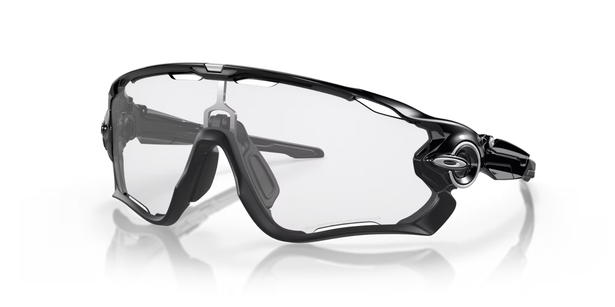 Oakley Jawbreaker Sunglasses OO9290-14 Black W/ Clear to Black