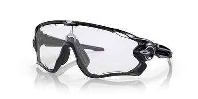 Oakley Jawbreaker Sunglasses OO9290-14 Black W/ Clear to Black PHOTOCHROMIC