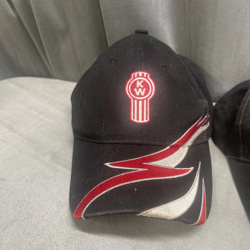 Лот из 4 Kenworth грузовик логотип шляпы лицензированный 3 конструкции крышка изящной формы - Изображение 2 из 4