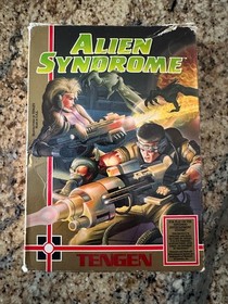 NES Nintendo Alien Syndrome CIB With Poster Unlicensed Tengen Tested Authentic
