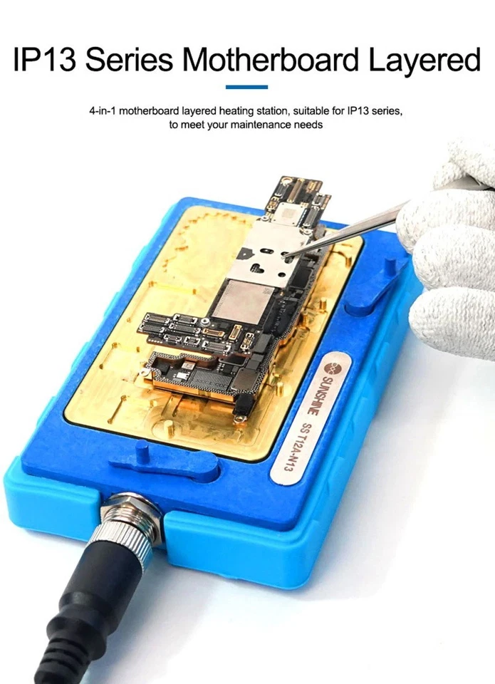 PreHeater Platform HotPlate 4in1 iPhone 13 Series PCB Sunshine SS-T12A N13 UK - Image 2 of 4