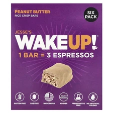 Rice Crisp Bars, Peanut Butter, 6 Pack, 1.13 oz (32 g) Each