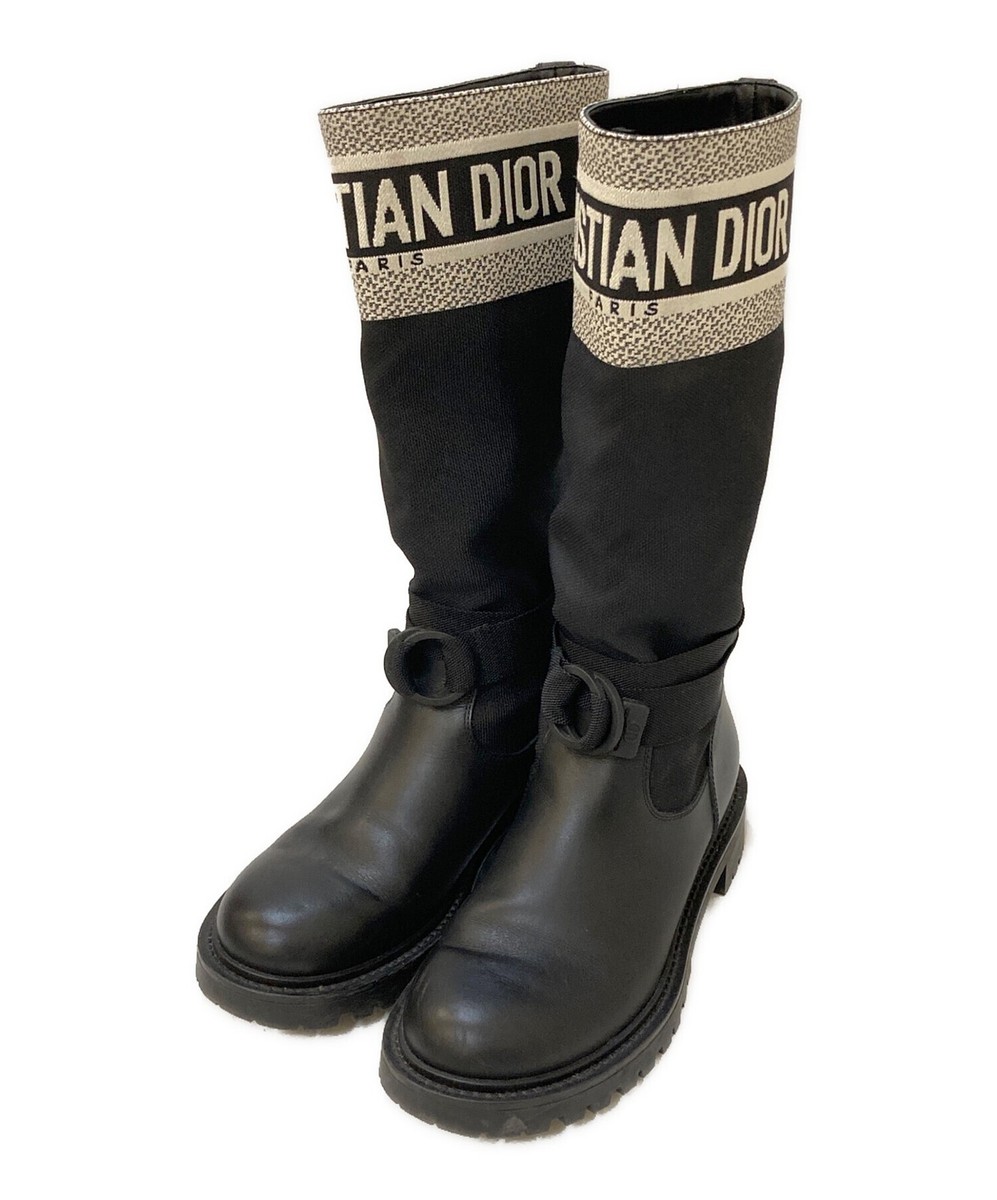 Y*u　DIOR ディオール　D-MAJOR ブーツ　37 Christian Dior D-Major Boots/ Black/ Size 37 | eBay