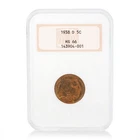 1938-D Buffalo Nickel NGC MS66 Certified Gem Uncirculated 5C