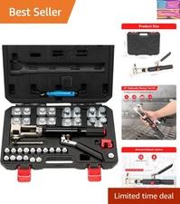 Versatile Hydraulic Flaring Tool Kit for 3/16"-1/2" Lines - Includes Tube Cutter