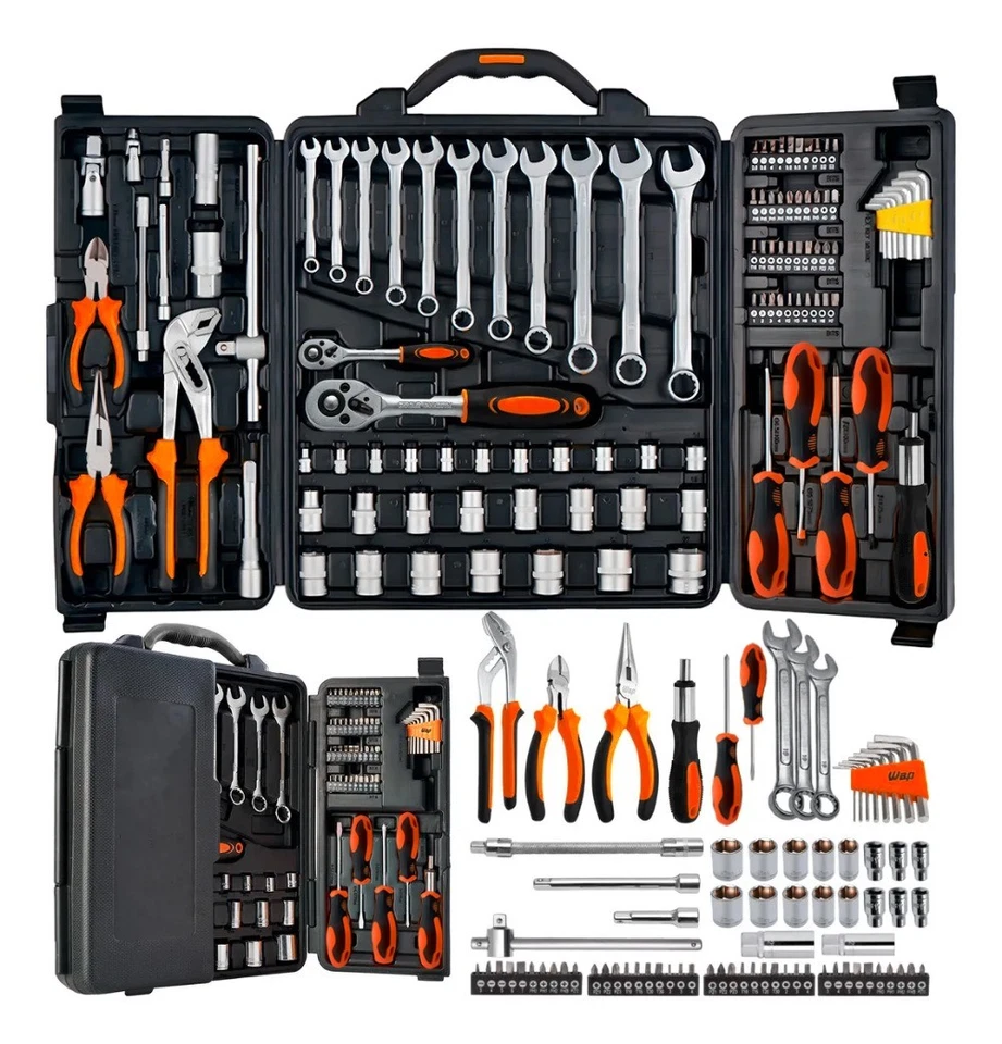 Auto Mechanics Complete Hand Tool Kit Set Ratchet Spanner Wrench Metric Driver - Image 2 of 4