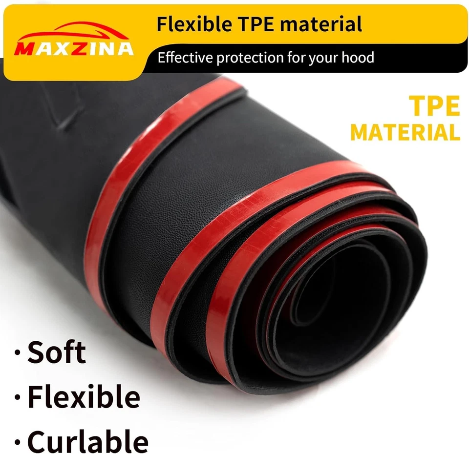 Hood Protector Compatible with 2020+ Jeep Gladiator JT 2018+ Jeep Wrangler JL Ho - Image 3 of 4