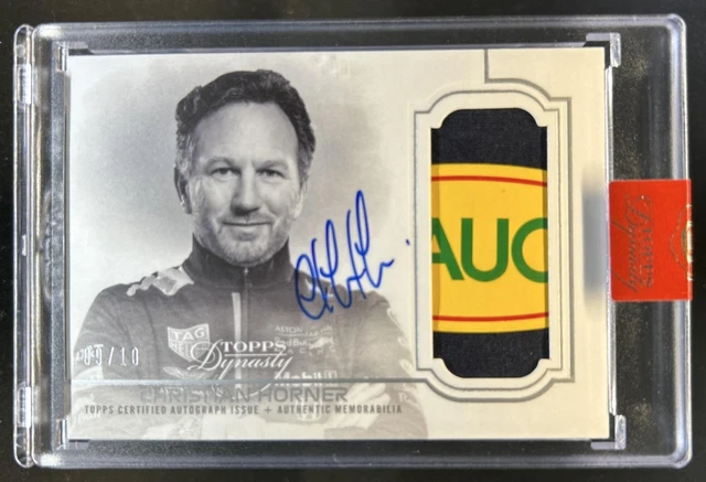2020 Topps Dynasty F1 Christian Horner Patch Auto #/10