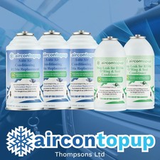 Electric Car Aircon R134 Compatible Refill Refrigerant x3+ Leak Sealer x2