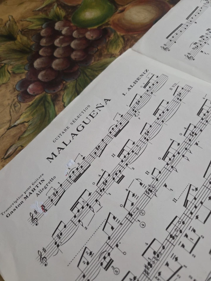 Albeniz Malaguena для классической гитары чрезвычайно редкая ноты - Изображение 2 из 2