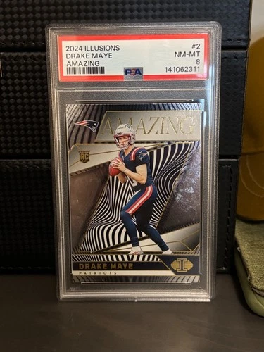 2024 Panini Illusions - Amazing Drake Maye #2 (RC)