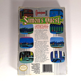 Castlevania II 2 Simon's Quest Nintendo NES completo di scatola CIB - testato