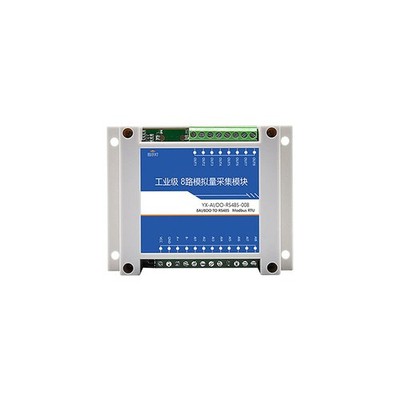 8-Channel Analog Input Data Acquisition Module 4-20mA to RS485 Modbus Converter