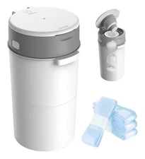 Bellababy Diaper Pail, Double Odor Locking, Includes 4 Refills