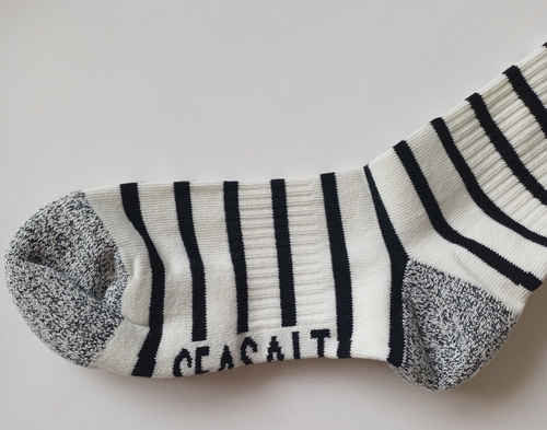 BNWT Seasalt Women's Size 4-7  Cushioned Ankle Socks White Mix - Picture 4 of 5