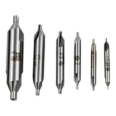 6 Stck. HSS Center Spotting Bohrer Bits Kombiniert Senker Bit Set Heimwerkzeug