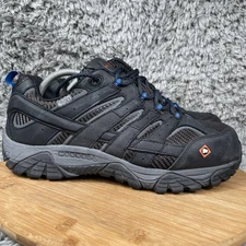 Merrell Moab 2 Ventilator Hiking Work Boots Shoes Mens 9.5 M Leather Waterproof