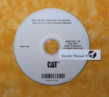 SEBU7677 CAT 304 CR Mini Escavatore Funzionamento Manuale Manutenzione CD. NAD