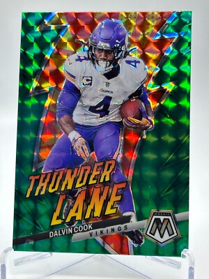 Dalvin Cook GREEN MOSAIC 2023 Panini Mosaic THUNDER LANE #TL-DC