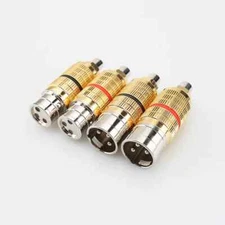 HiFi Audio Video Cable Connector 3Pin XLR Cable Convert to RCA Female Convertor