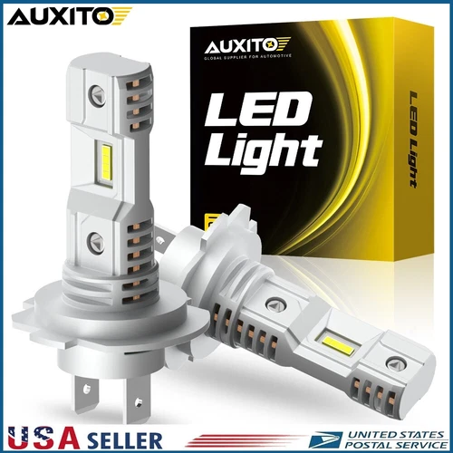AUXITO H7 LED Headlight Bulb Kit High Low Beam 20000LM Super Bright 6500K Q10 D