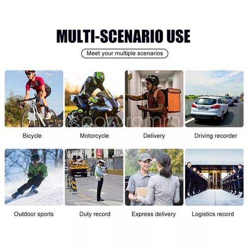 4K HD Body Camera WIFI Video Recorder Night Vision Outdoor Sport Action Mini Cam - Picture 8 of 30