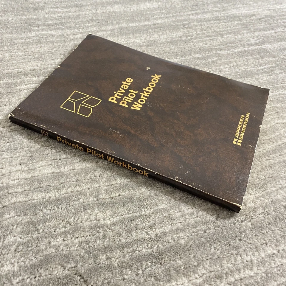 Jeppesen Sanderson Private Pilot Workbook - 1981 PB Clean! - Image 3 of 4