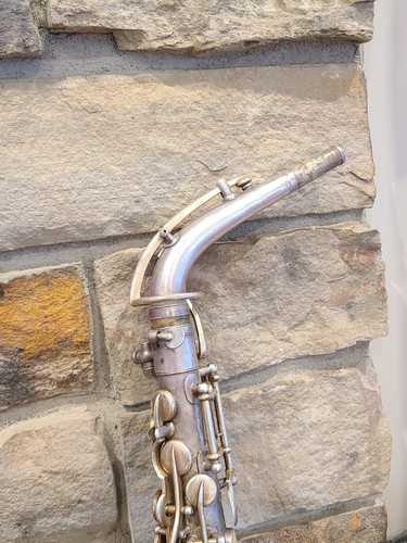 Buescher Silver Plated True Tone Alto Saxophone - Picture 10 of 14