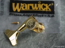 NEW WARWICK TREBLE SIDE TUNER GOLD GUITAR PART THUMB DOLPHIN CORVETTE NT BO