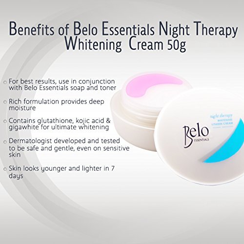 Belo Essentials Night Therapy Whitening Vitamin Cream Provides Moisture, 50 gm - Picture 4 of 4