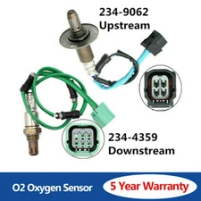 Oxygen O2 Sensor For 2007-2009 Honda CRV 2.4L l4 2pcs Upstream&Downstream 02