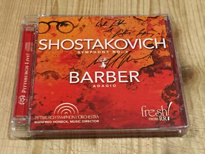 Signed by MANFRED HONECK Shostakovich Symphony No.5 REFERENCE RECORDINGS SACD