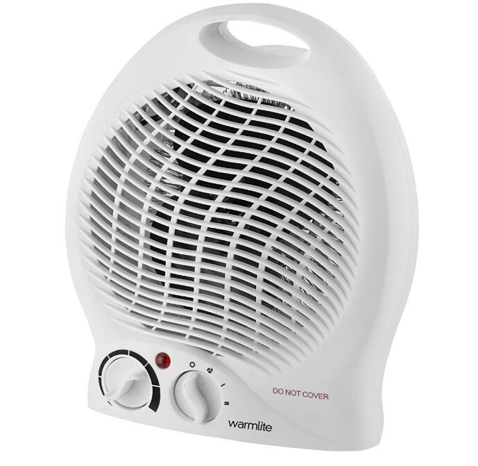 WL44002 Thermo Fan Heater with 2 Heat Settings and Overheat Protection, 2000W