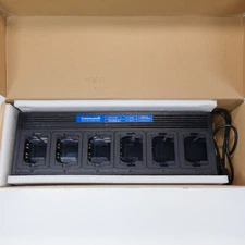 Commountain 6-Unit Multi-Charger for Motorola Radios CRC6 Charging Station