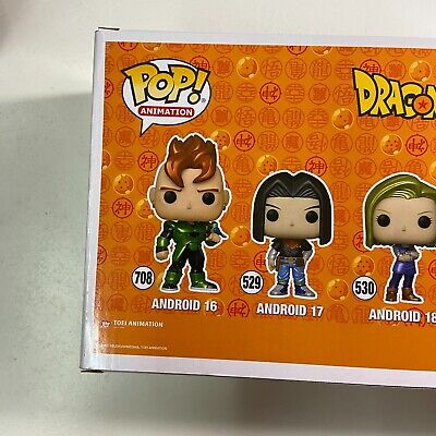 Dragon Ball Z Android 16 Android 17 Android 18 & Dr Gero Pop! Pack