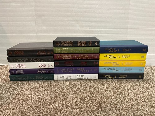 Christine Feehan Dark Series Lot of 11 + Game Series Lot of 5 - ALL HARDCOVERS !