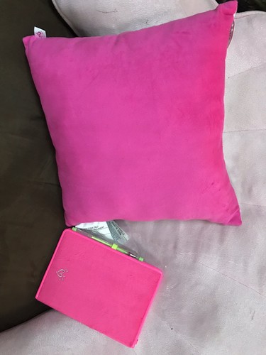 JUSTICE I LOVE HAPPINESS PILLOW/DIARY INITIAL(A,C,G,K,M,N,R,S)HEART FLIP SEQUIN - Picture 4 of 5