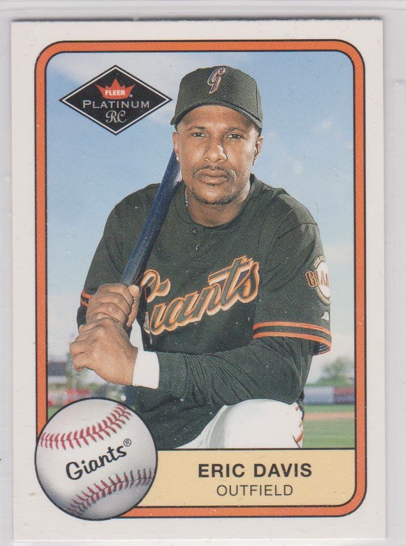 Eric Davis - Cincinnati Reds' Fan Favorite - Listing #2 of 2 ---- REBATES  APPLY