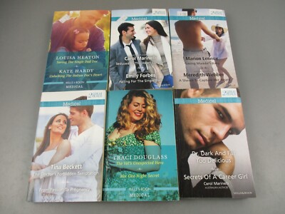 Mills & Boon Bundle Bulk Lot 6 Medical Romance Books - 12 Stories Paperbacks