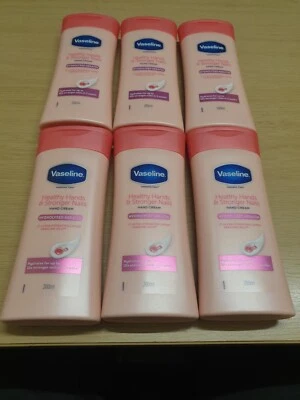 Vaseline Intensive Care Healthy Hands & Stronger Nail Cream 200ml X6 JUST £16.89