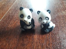 &Uuml;-Ei Figuren 2 St&uuml;ck Panda-B&auml;ren (1984)