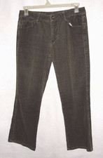 Women's Calvin Klein Brown Corduroy Jeans - Size 10 - EUC