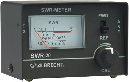 Wattmetro Rosmetro SWR 20 per Misurazione Taratura Antenna, Intervallo Di Freque - Foto 3 di 12