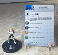 Heroclix Marvel Comics Star-Lord 030 Uncommon figure w/card