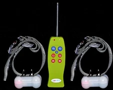 GROOVYPETS 1200 FT REMOTE  2- DOG TRAINING E COLLAR NO BARK STATIC SHOCK TRAINER