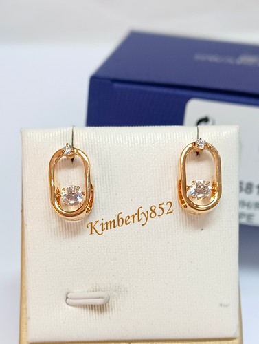Swarovski North Pierced Earrings DANCING Clear Crystal ROS Authentic NEW 5468118 - Picture 5 of 9